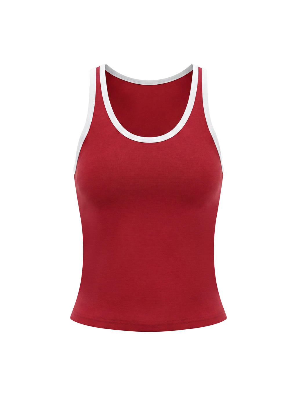 Women’s Colour Block Cropped Tank Top