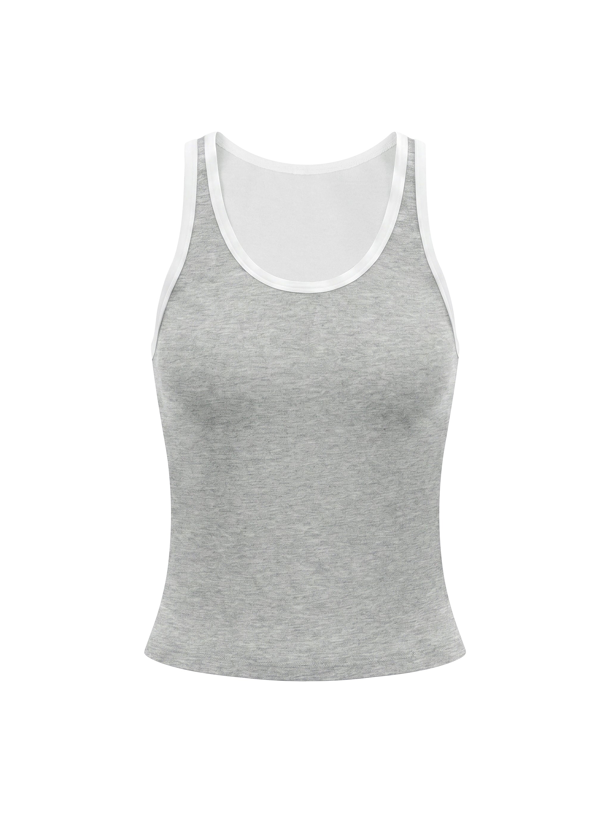 Women’s Colour Block Cropped Tank Top