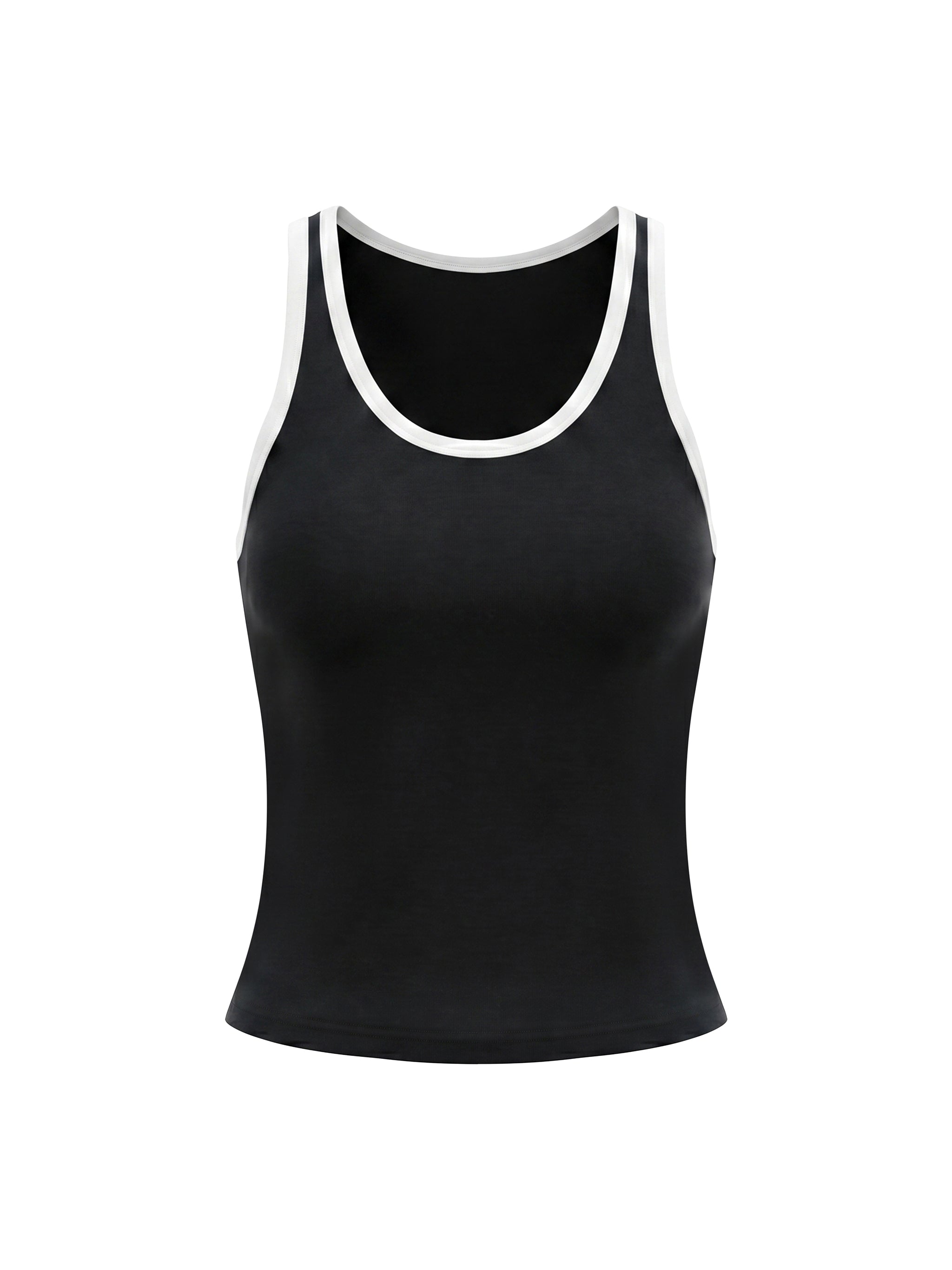 Women’s Colour Block Cropped Tank Top