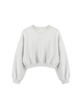 Women's Boxy Cropped Crewneck Sweatshirt