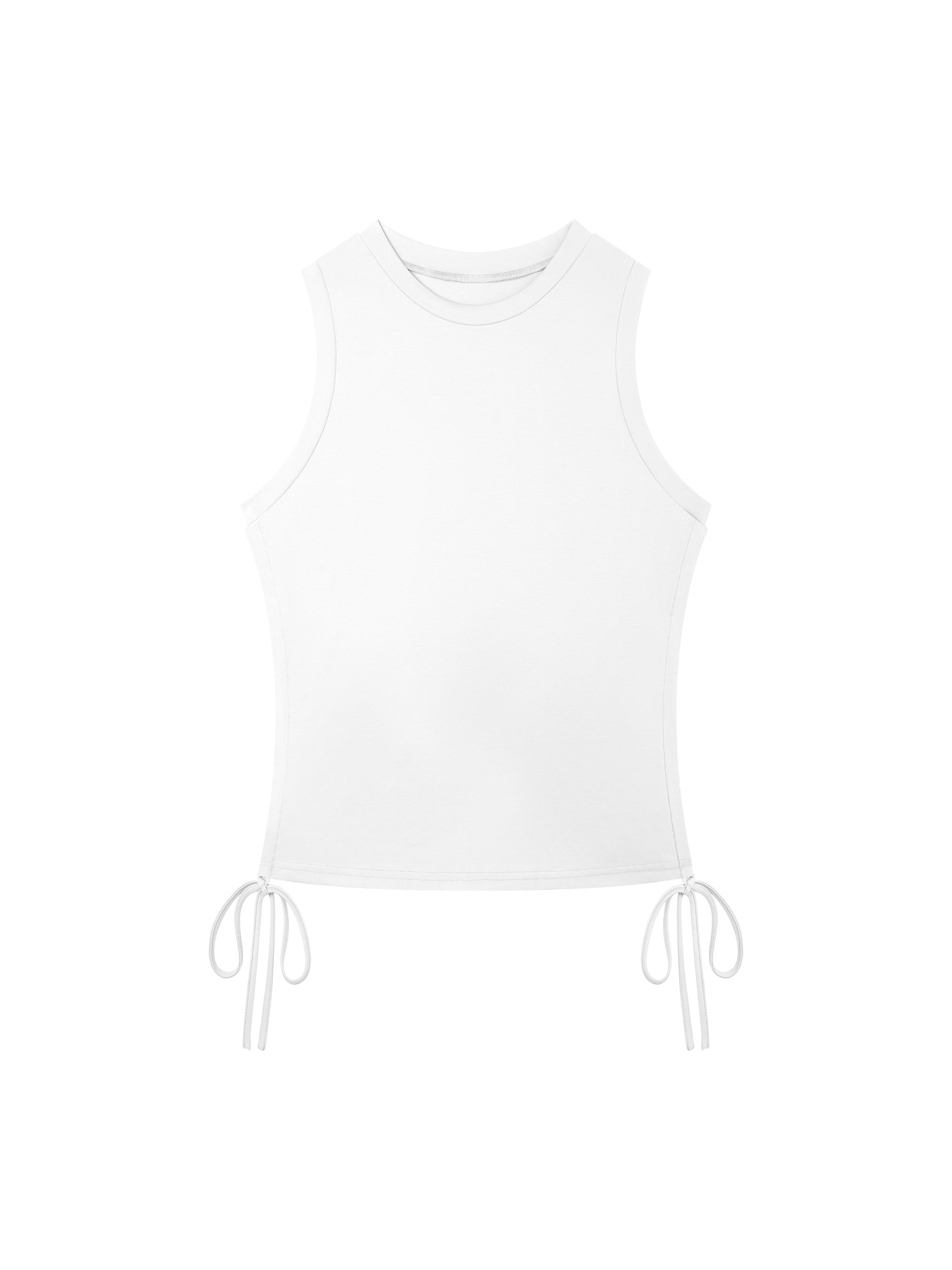 Women’s Drawstring Crop Tank Top