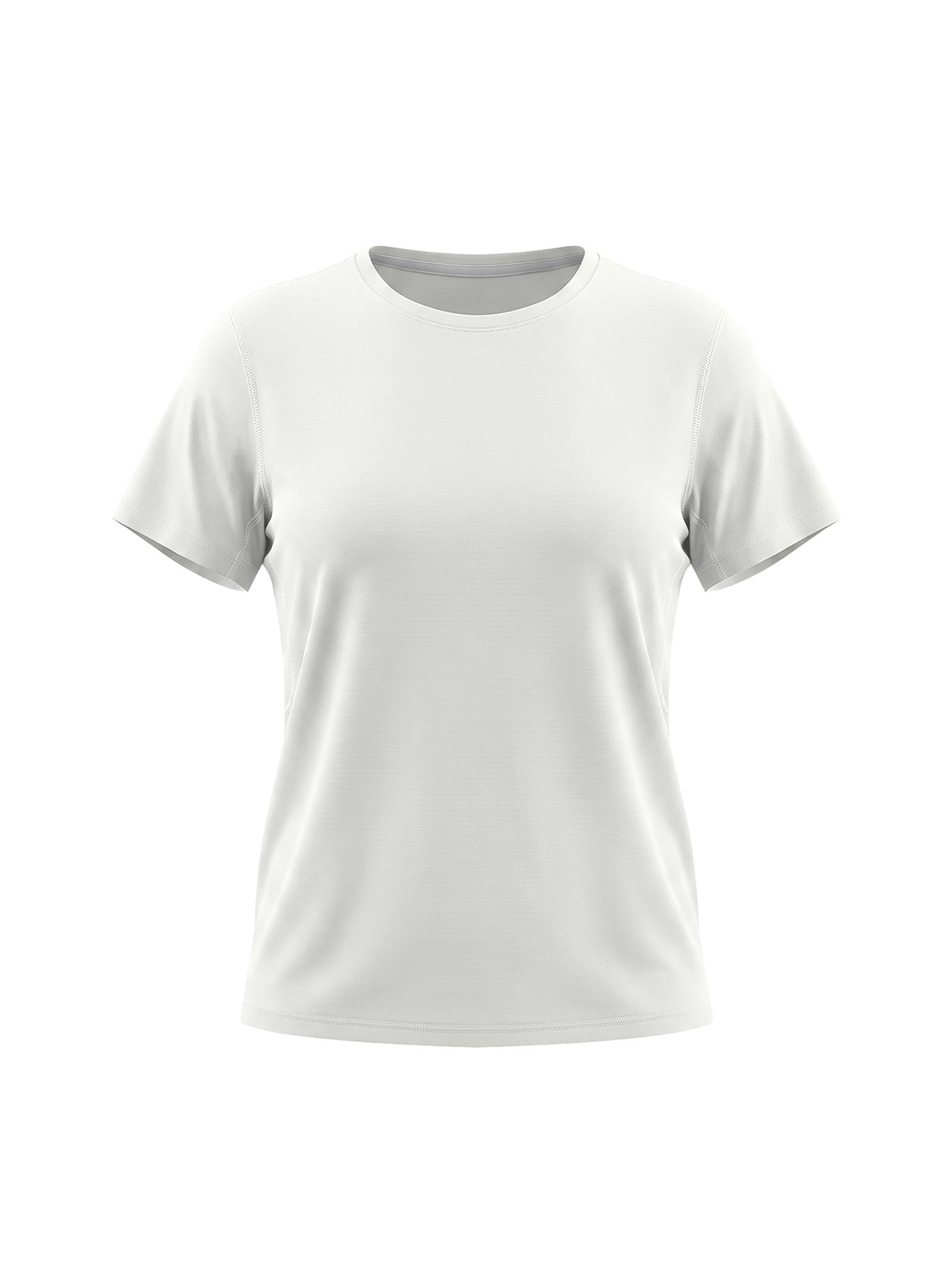 Women’s regular fit crewneck T-shirt in white