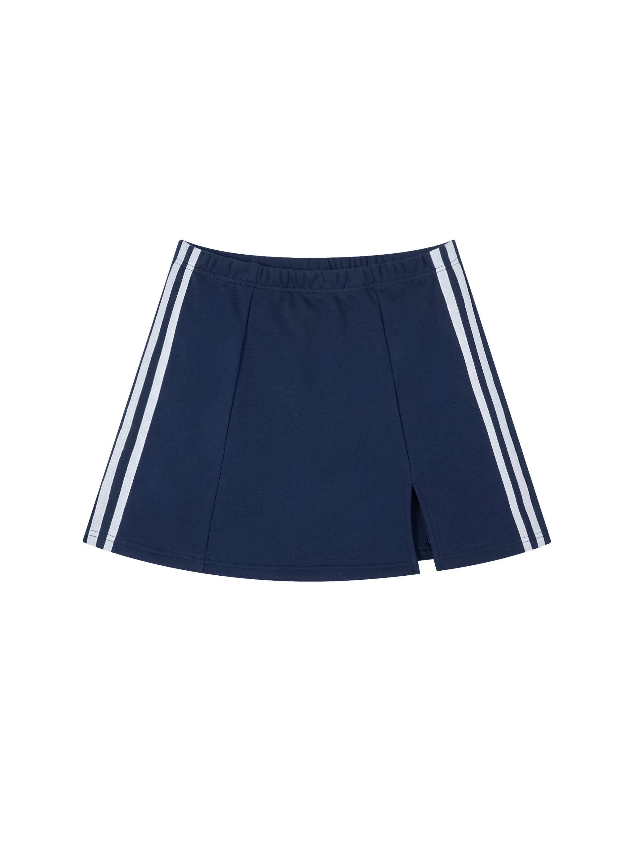Women’s Contrast Side Stripe Slit Skirt