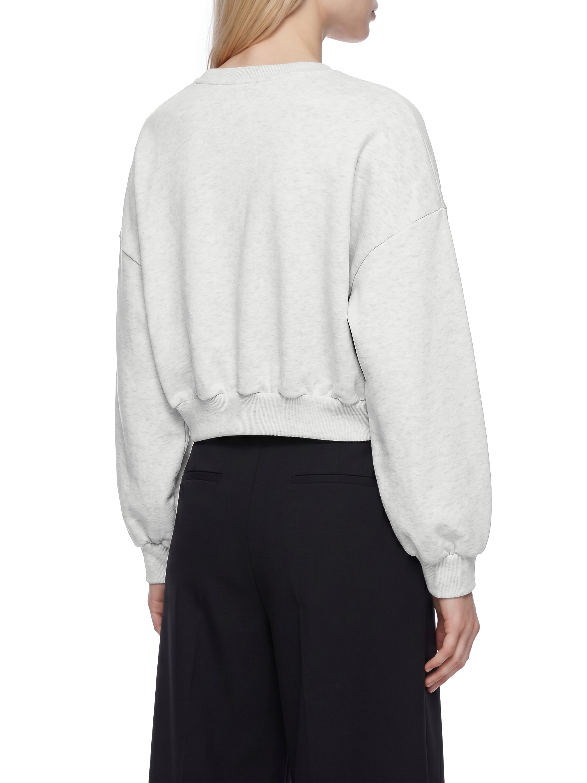 Women's Boxy Cropped Crewneck Sweatshirt