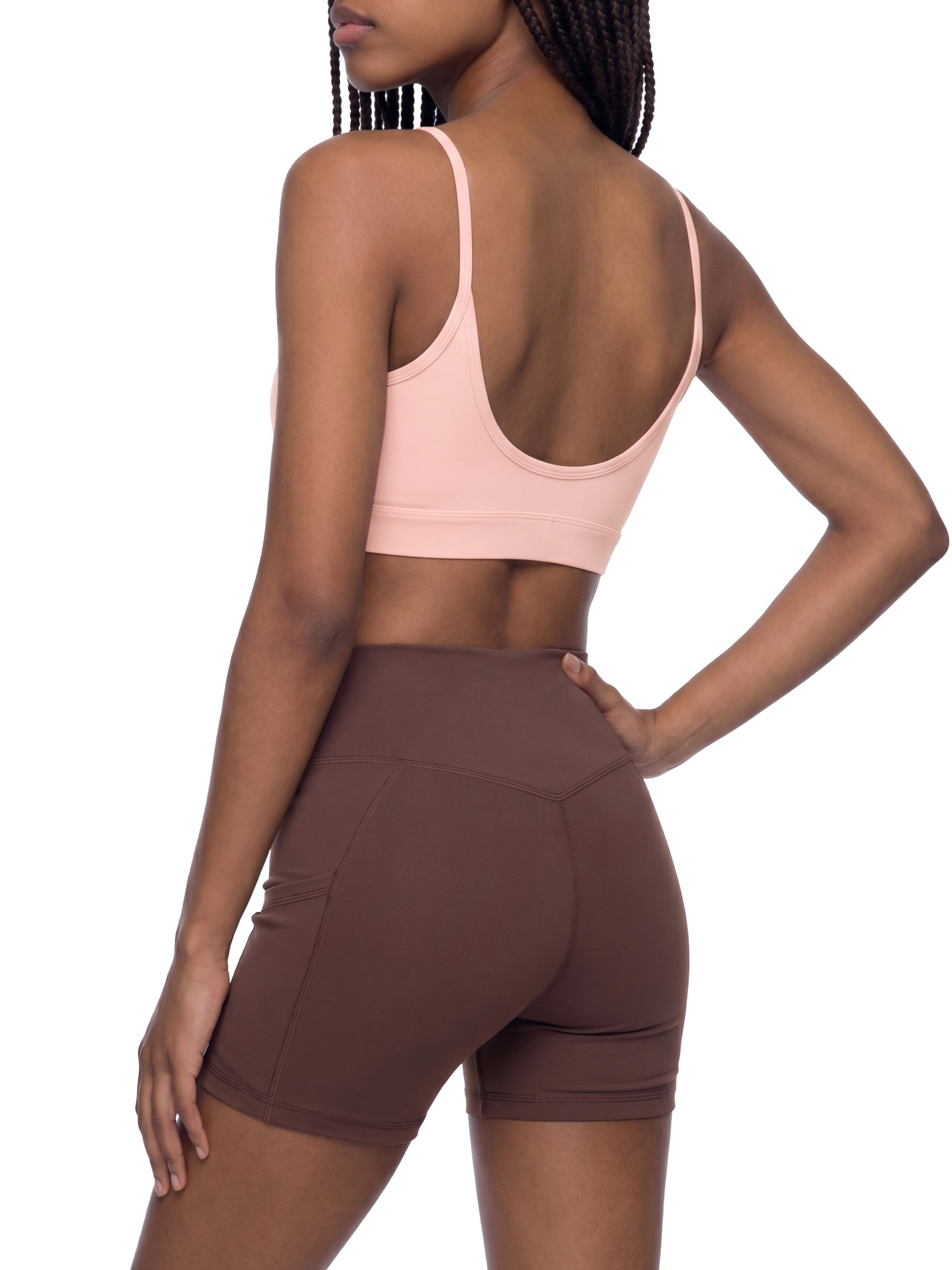 Women’s Solid U-Neck Sports Bra