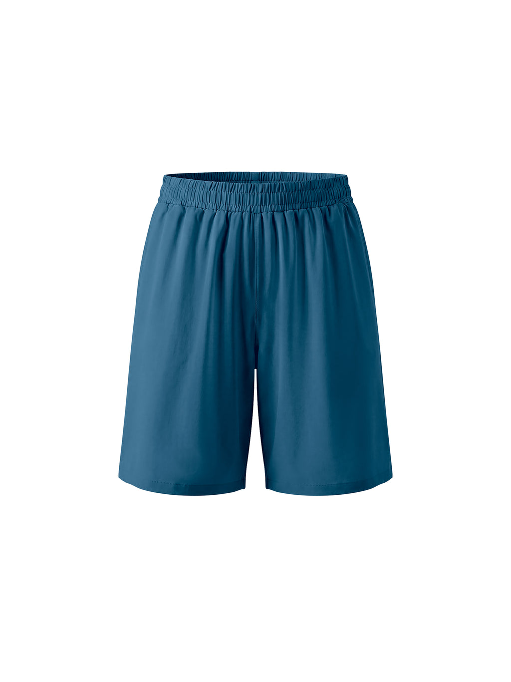 Men’s Solid Elastic Waist Shorts