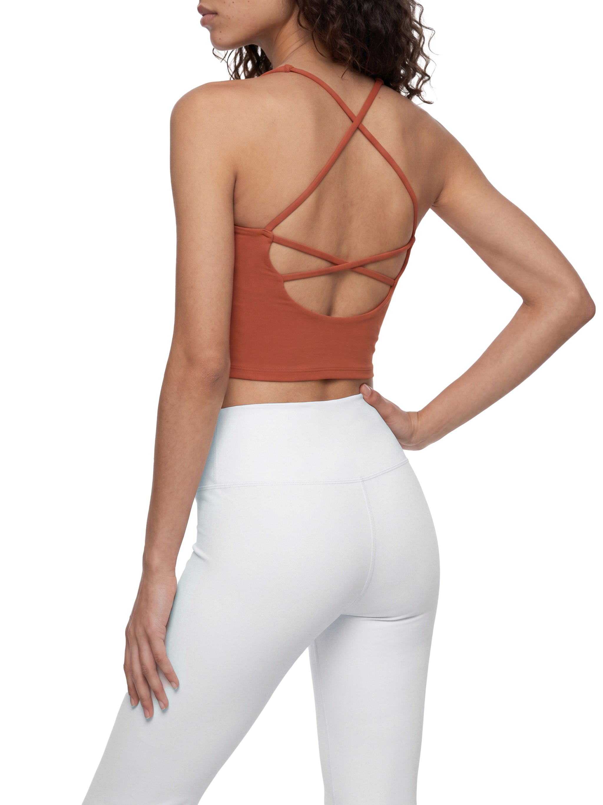 Women’s Tight Halter Yoga Tank Top