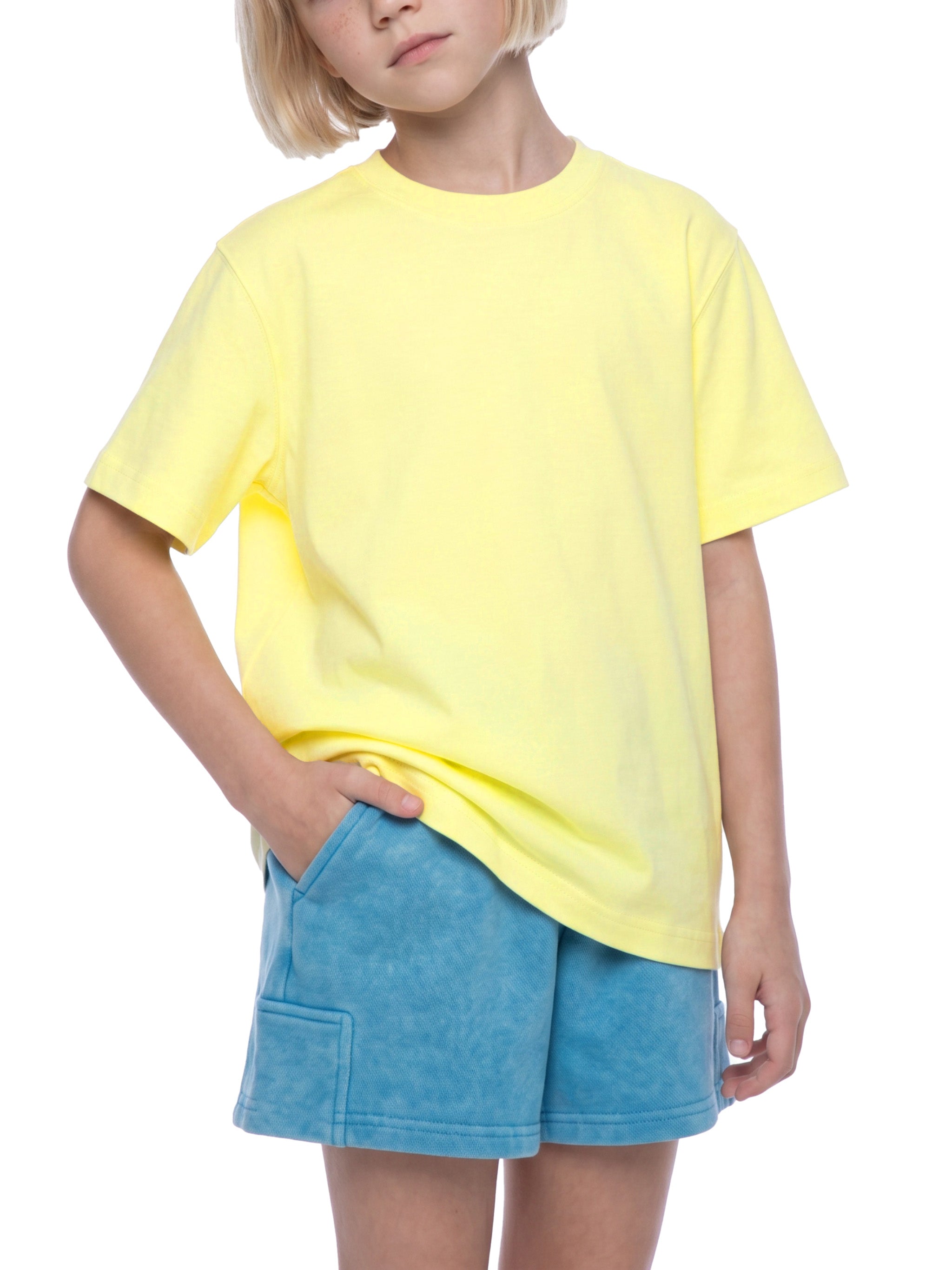 Kid’s Solid Crewneck T-Shirt