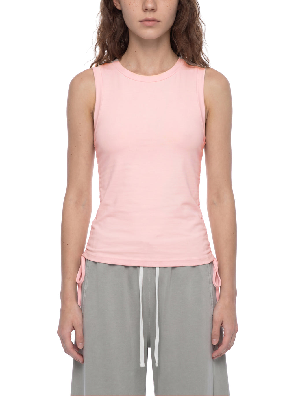 Women’s Drawstring Crop Tank Top