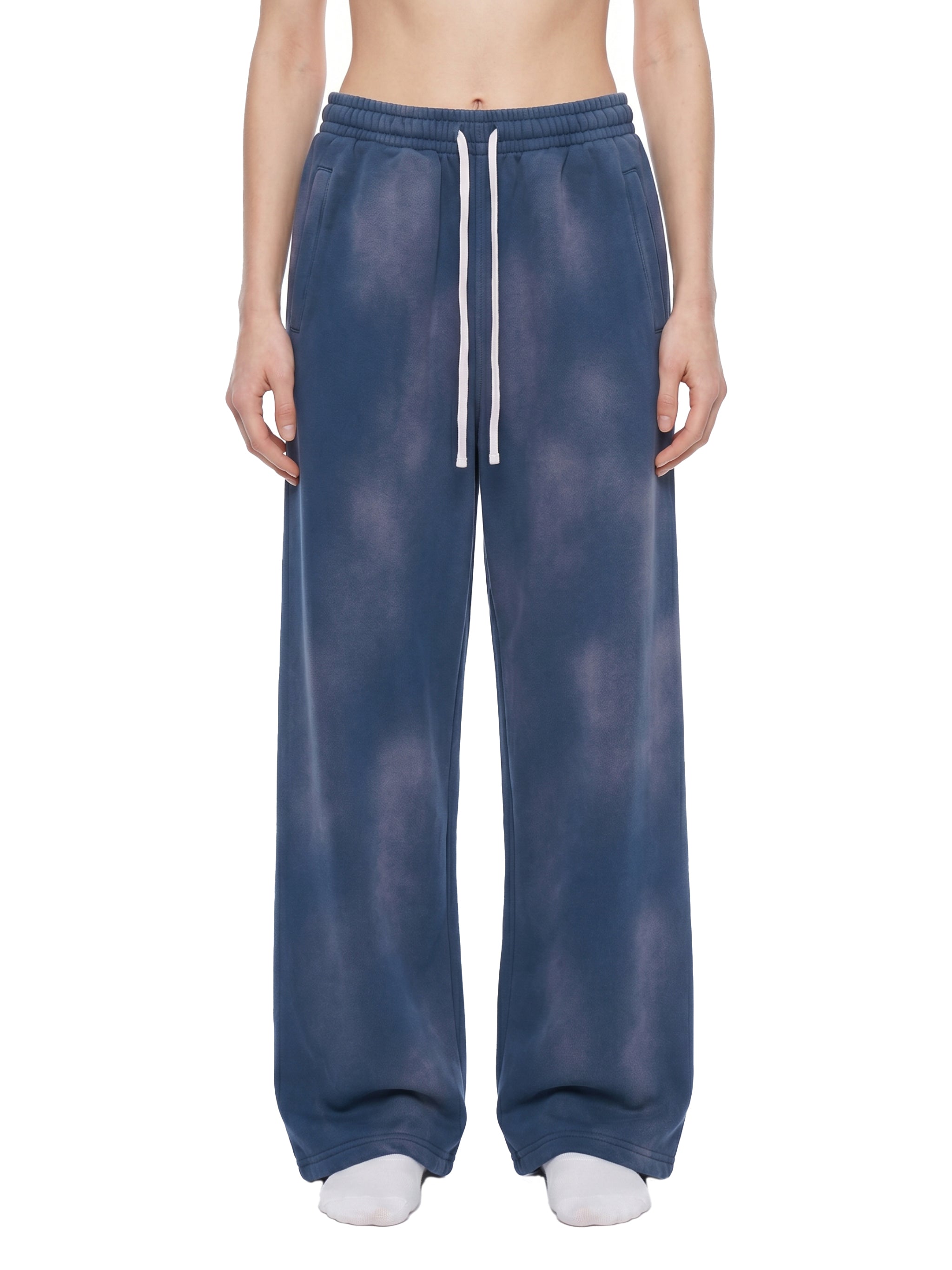 Unisex Sunfade Wide-Leg Fleece Sweatpants