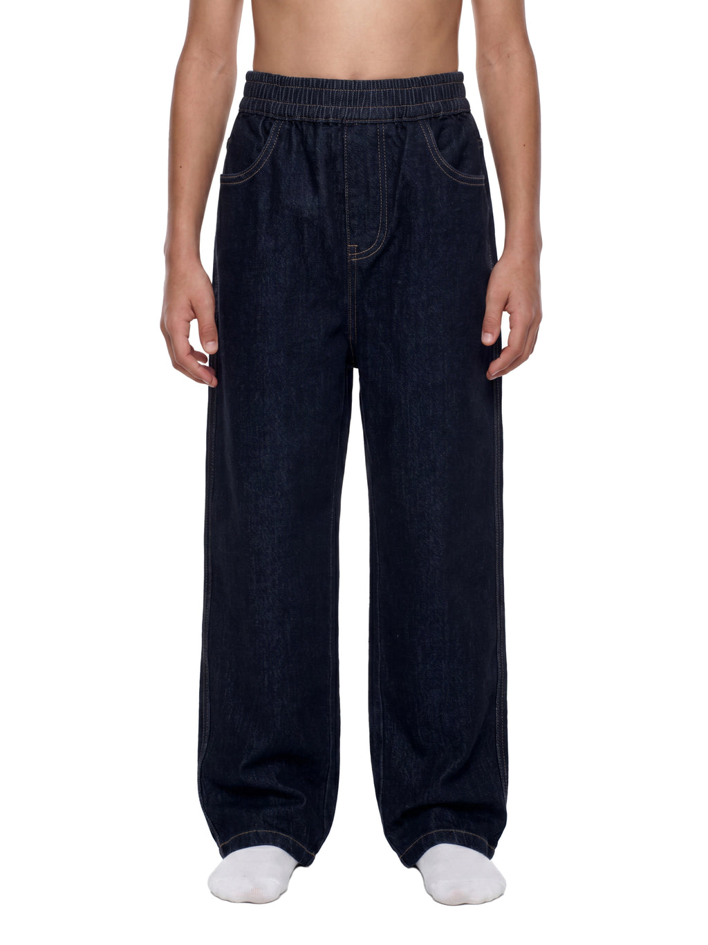 Kid’s Straight Leg Elastic Waist Jeans