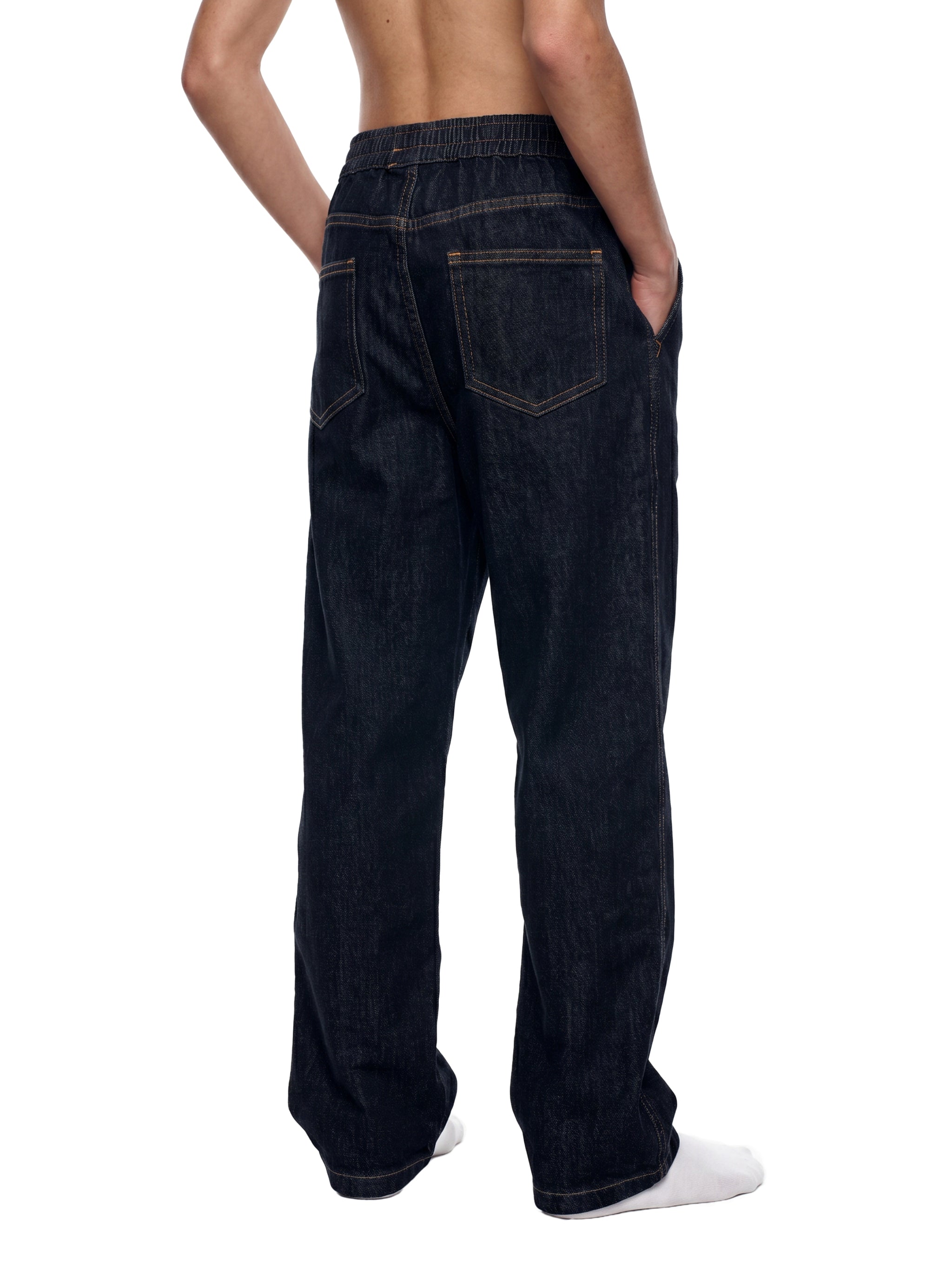 Kid’s Straight Leg Elastic Waist Jeans