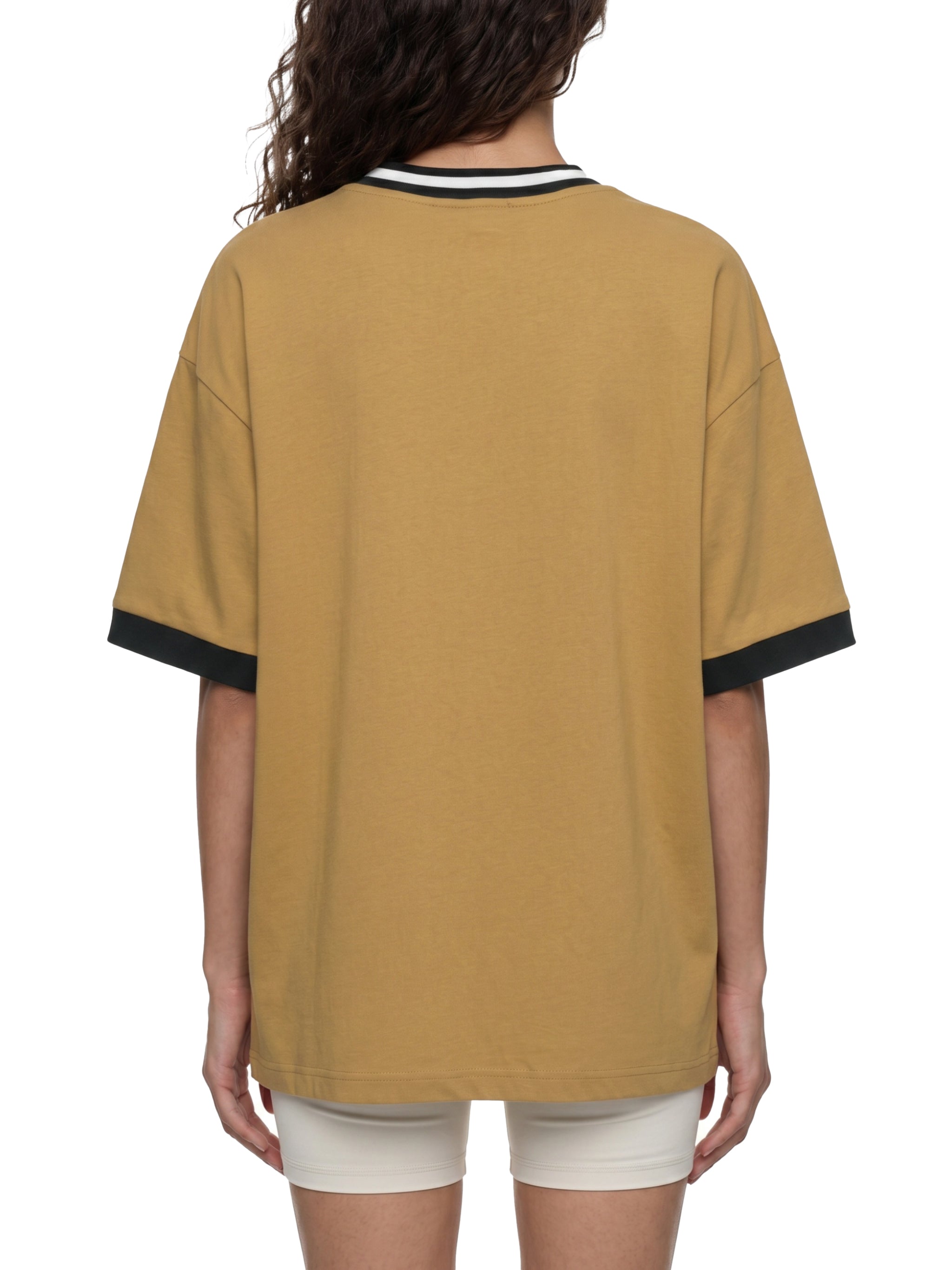 Unisex Colour Block V-Neck T-Shirt