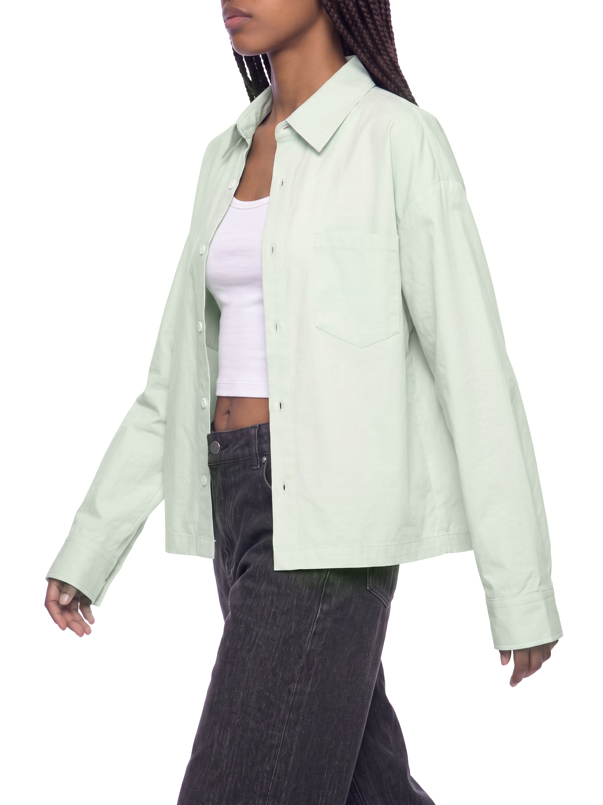Unisex Boxy Long-Sleeve Shirt