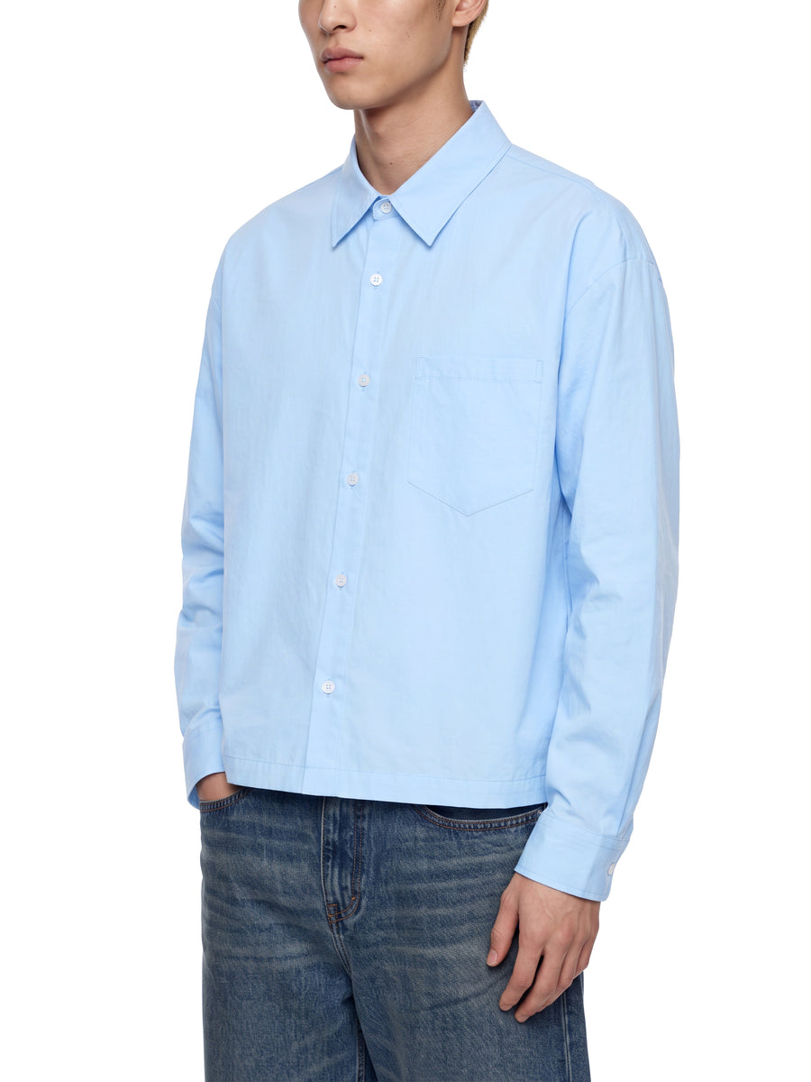 Unisex Boxy Long-Sleeve Shirt