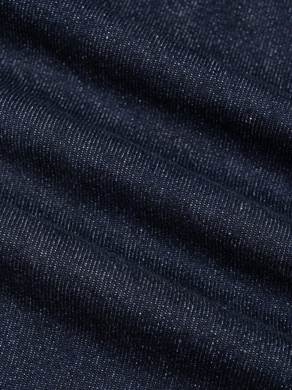 Men’s Boxy Vintage Wash Hooded Denim Jacket fabric detail