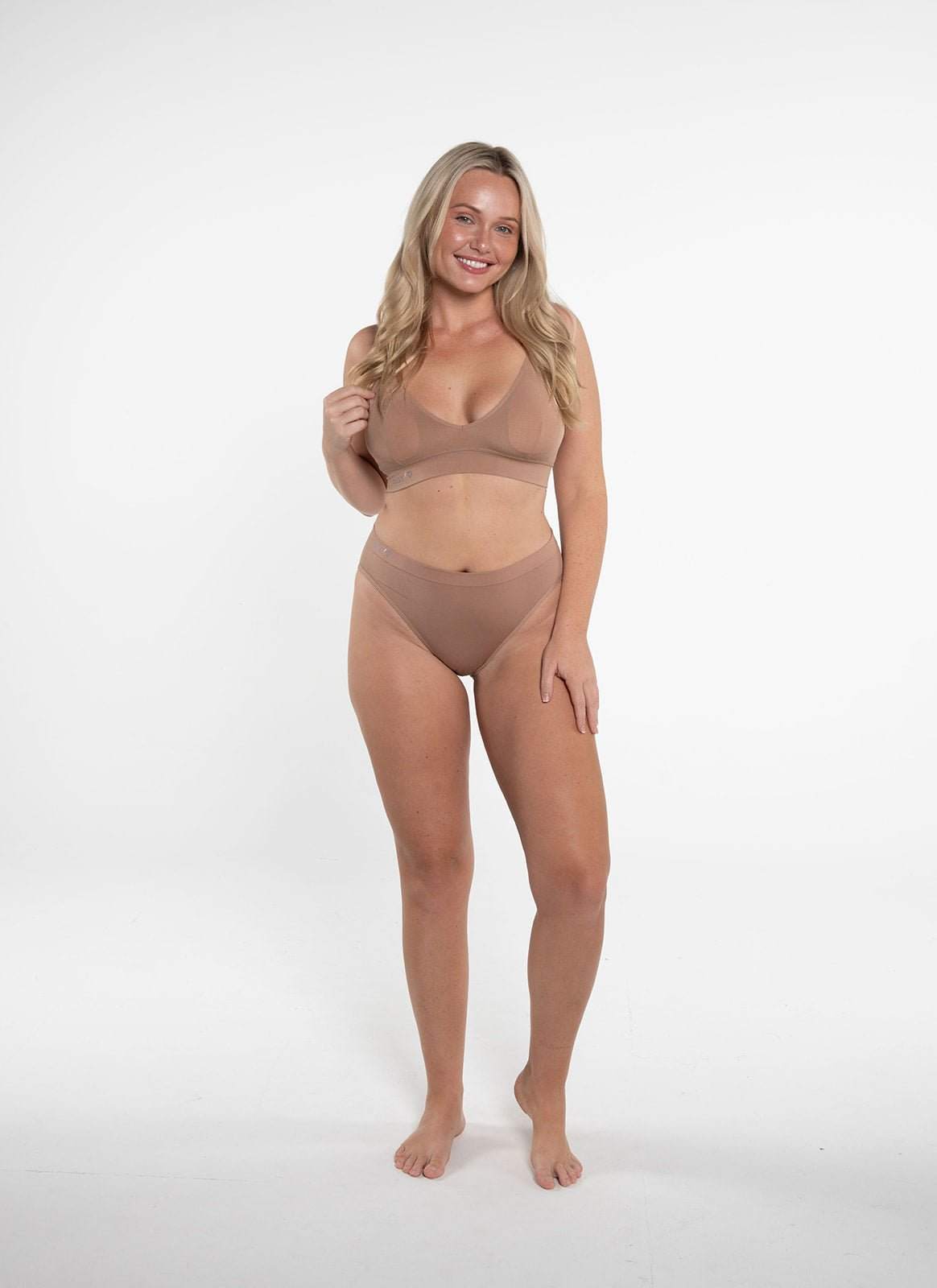 Callie Modal Bikini Brief Underwear - Chestnut