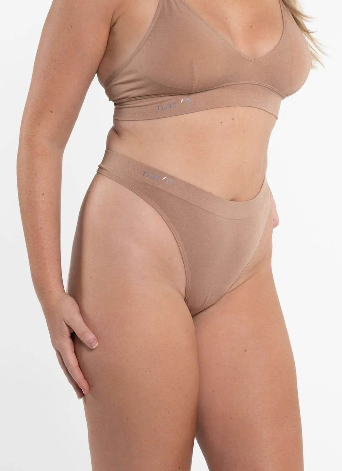 Cheeky Modal G-String Underwear - Chestnut
