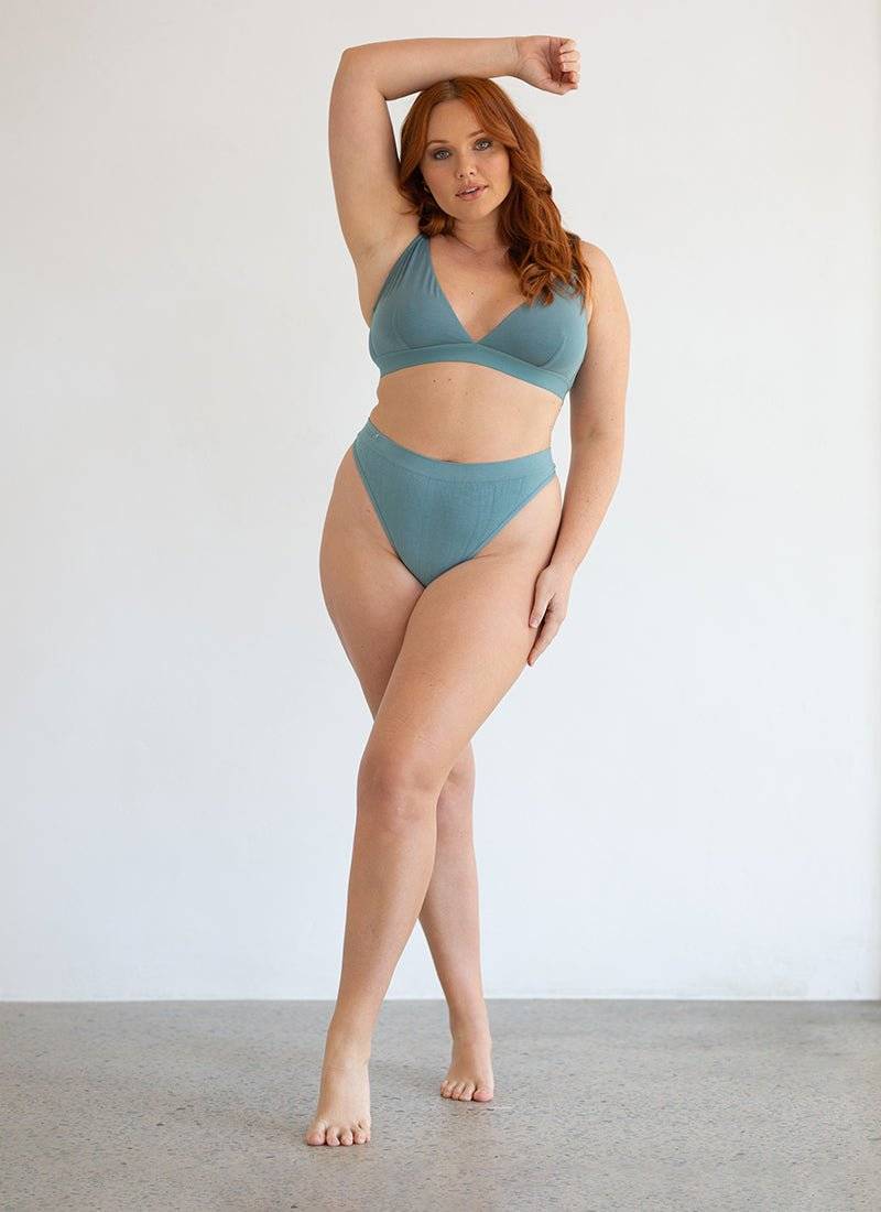 Cheeky Modal G-String Underwear - Blue
