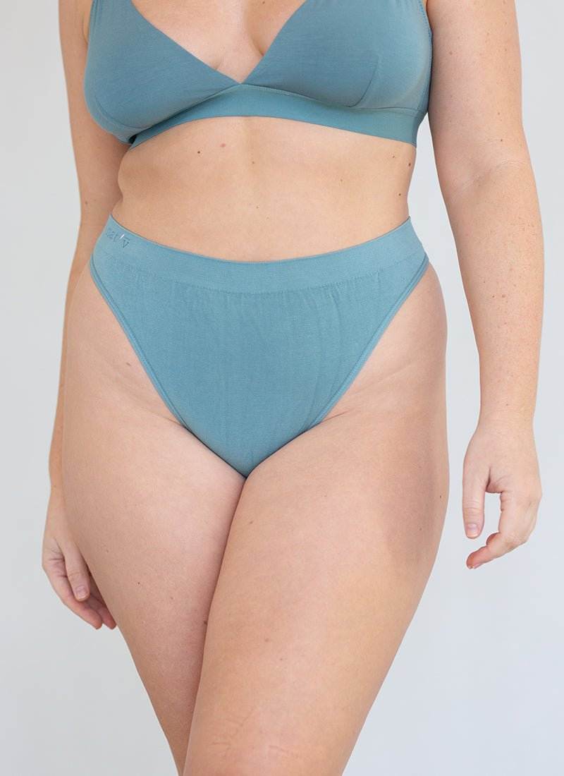 Cheeky Modal G-String Underwear - Blue