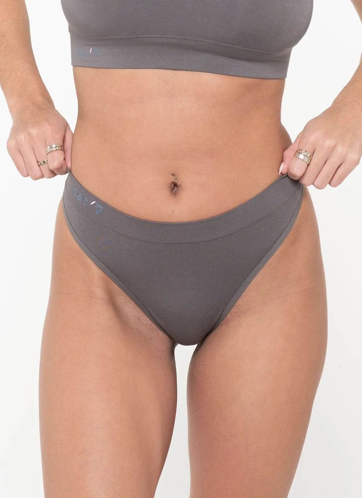 Cheeky Modal G-String Underwear - Slate