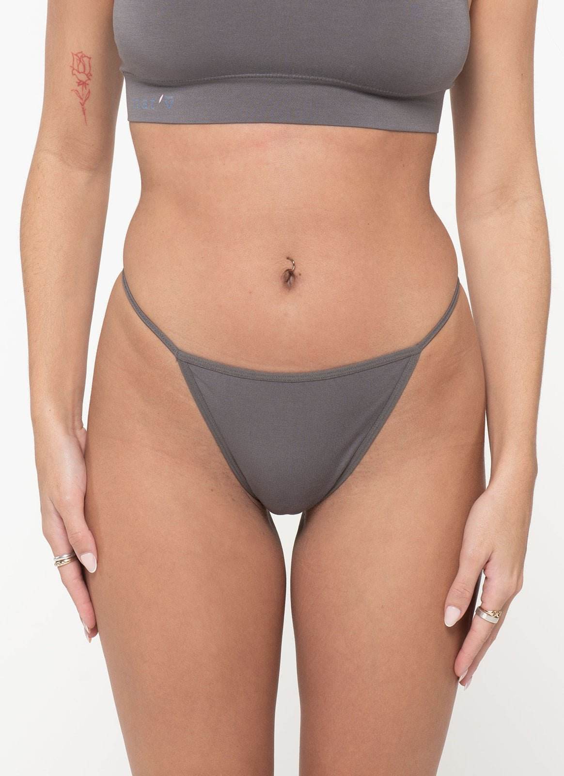 It's a G-String Modal Underwear - Slate