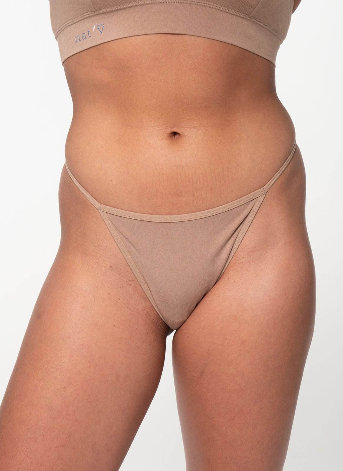 It's a G-String Modal Underwear - Chestnut