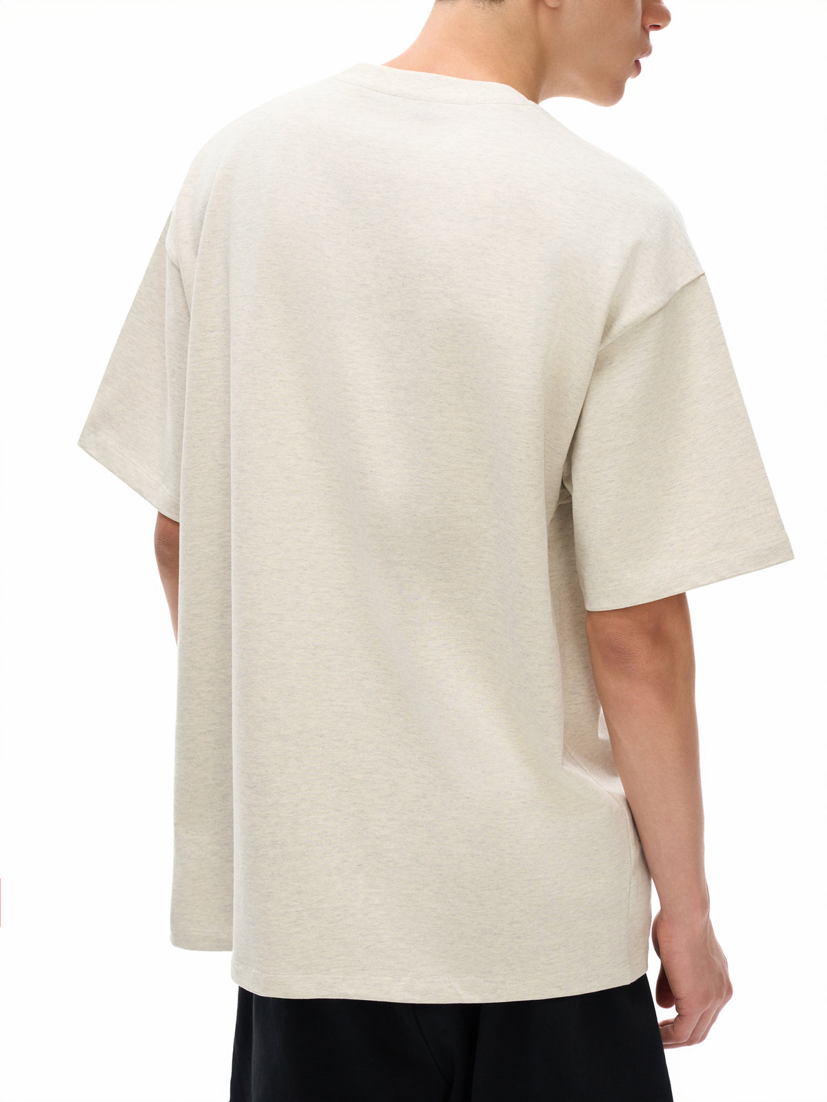 Off Script Heavyweight Drop Shoulder T-Shirt on male model back view