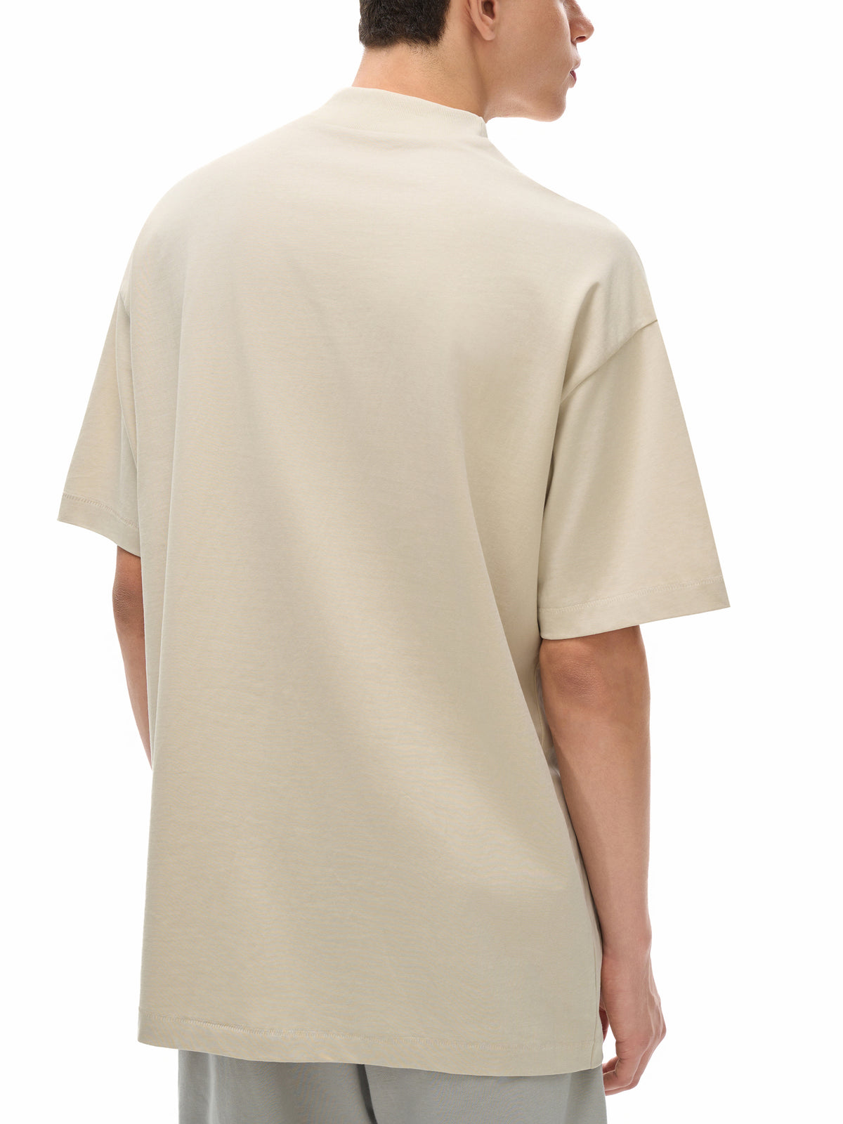Off Script Essential Cotton T-Shirt on male model back view
