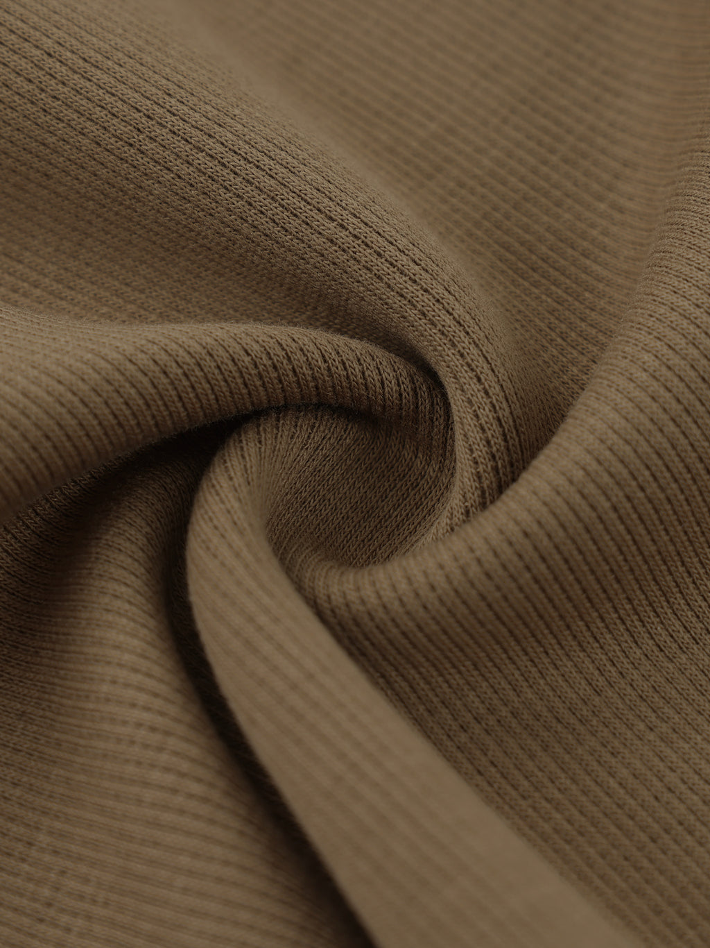 Off Script Unisex Sunfade Raw Edge Shorts Coffee fabric detail