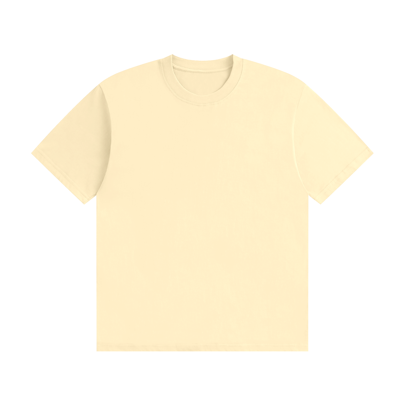 Unisex Seamless Cotton T-Shirt — Apricot front