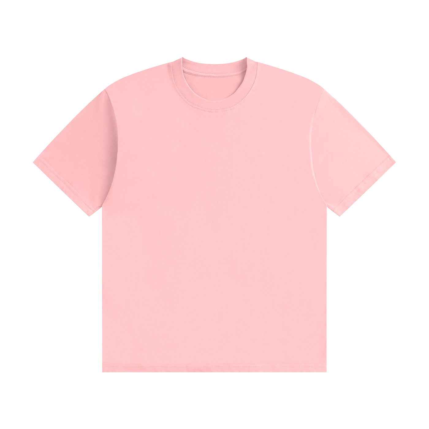 Unisex Seamless Cotton T-Shirt — Pink front