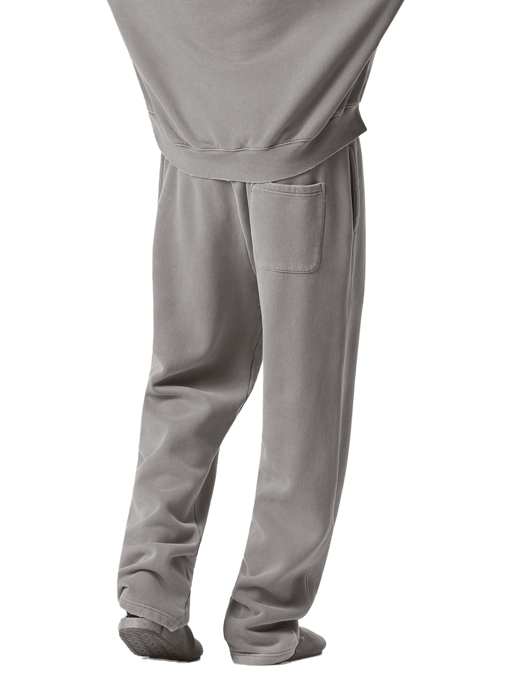 Unisex Frayed Enzyme-Washed Fleece Sweatpants gallery image