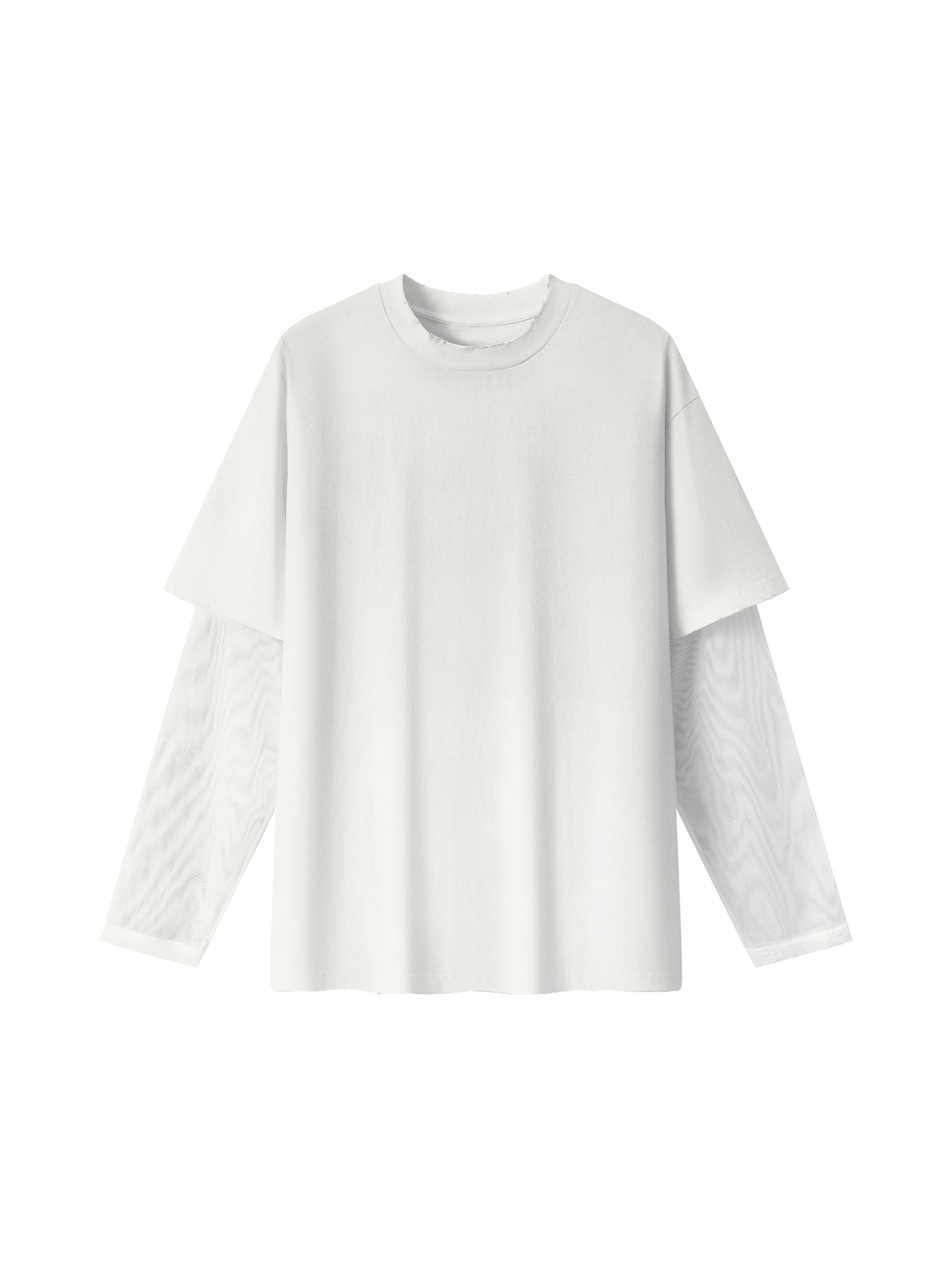 Unisex Sunfade Layer T-Shirt white front view