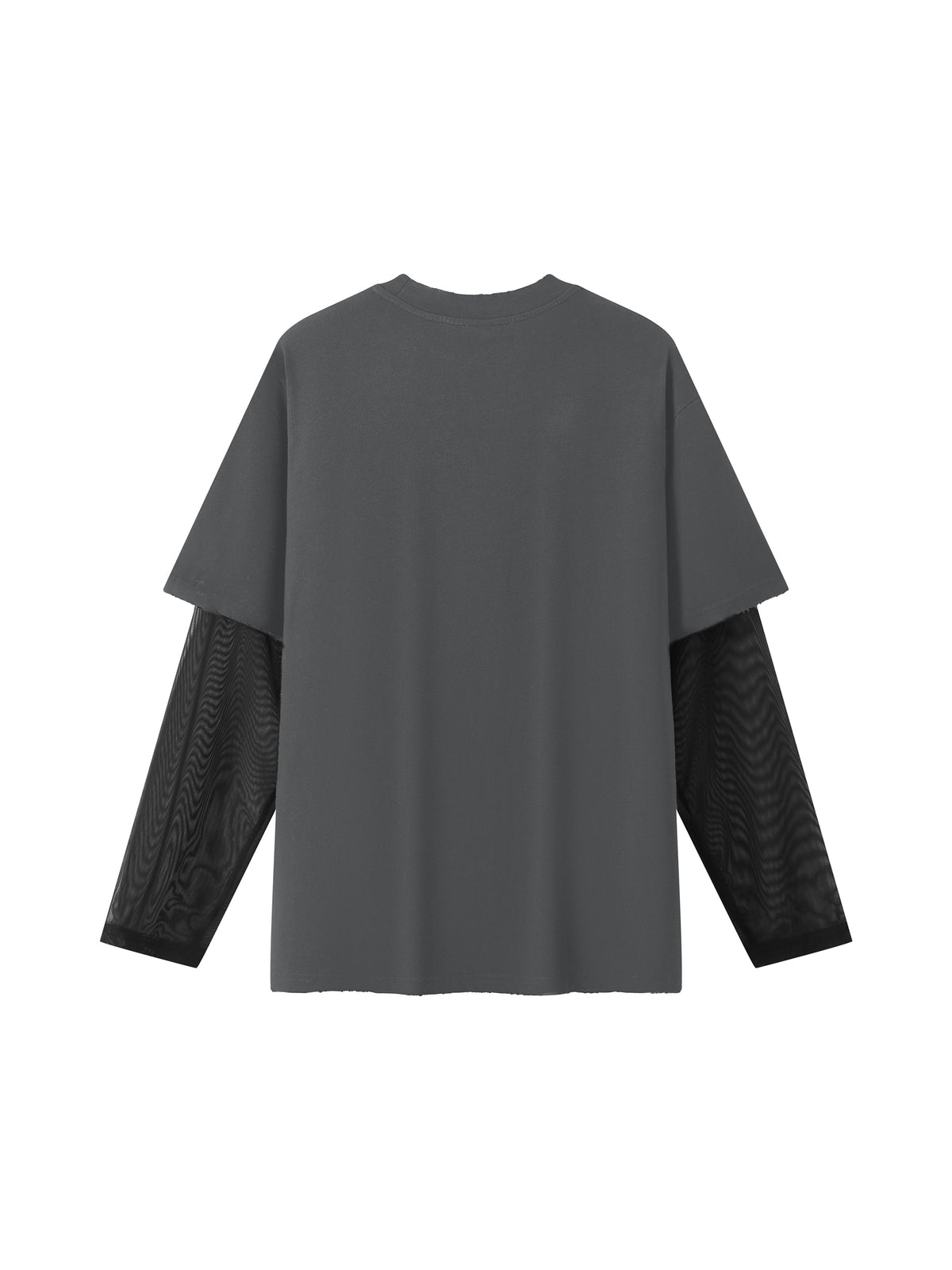 Unisex Sunfade Layer T-Shirt dark gray back view
