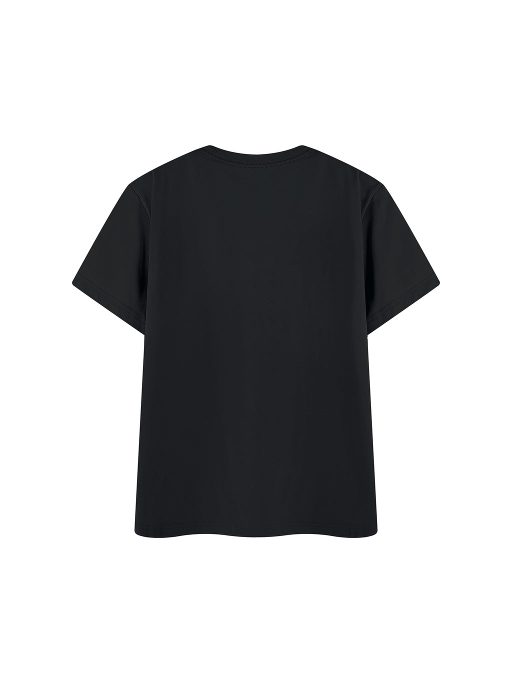 Off Script Regular Fit Crewneck T-Shirt - Black back view