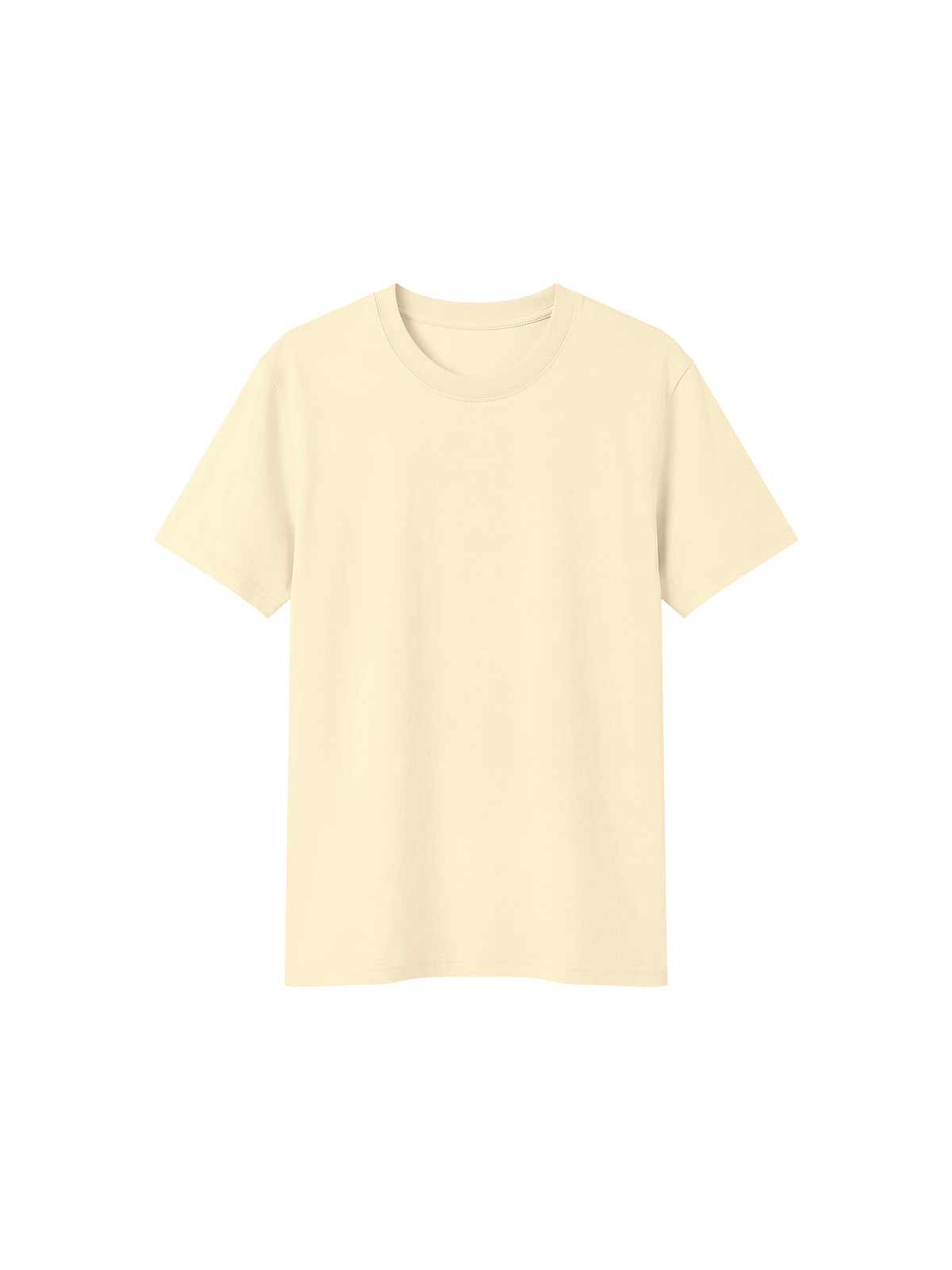Off Script Sorona Crewneck T-Shirt - Apricot front view