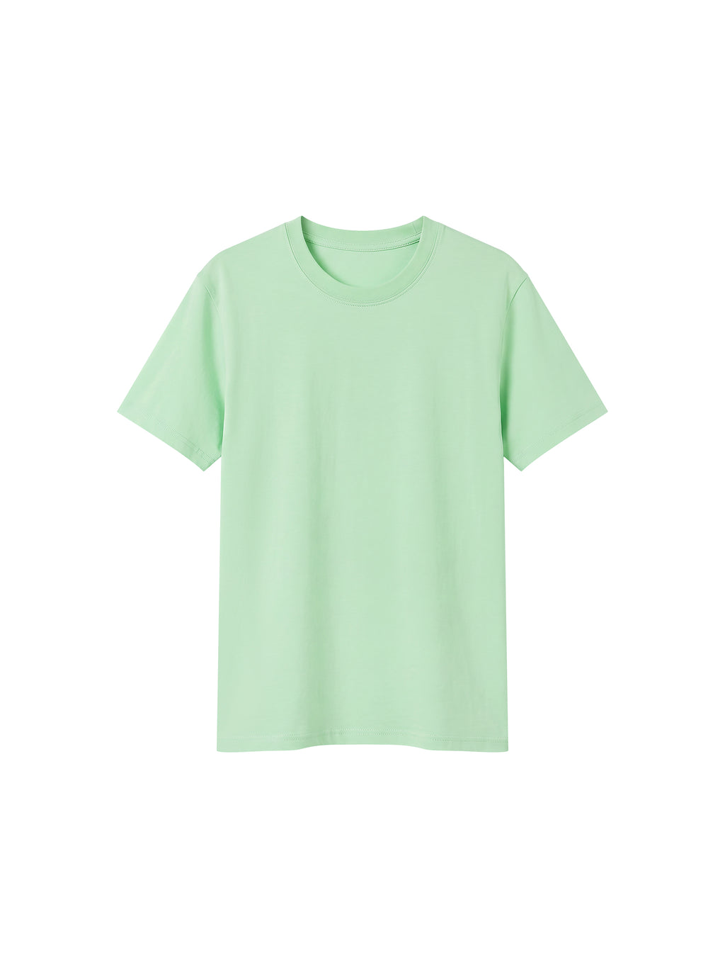 Off Script Sorona Crewneck T-Shirt - Mint Green front view