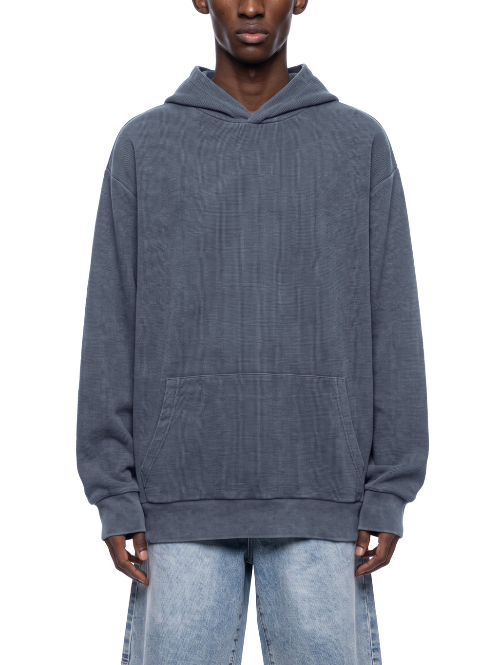 Unisex Mineral Wash Oversized Hoodie – model view 1