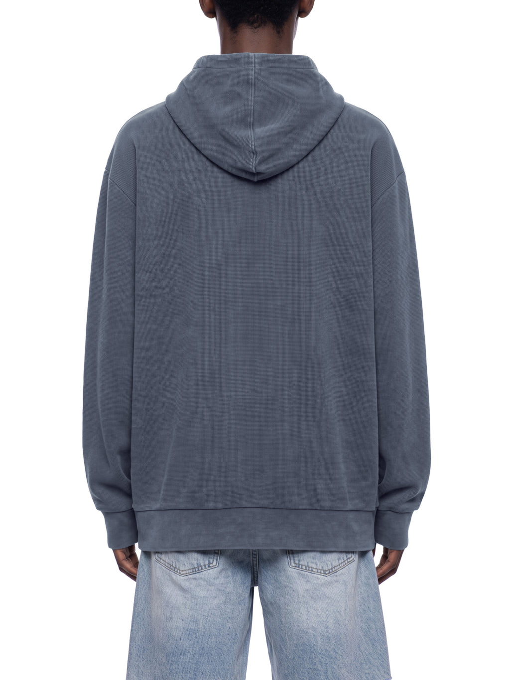Unisex Mineral Wash Oversized Hoodie – model view 3
