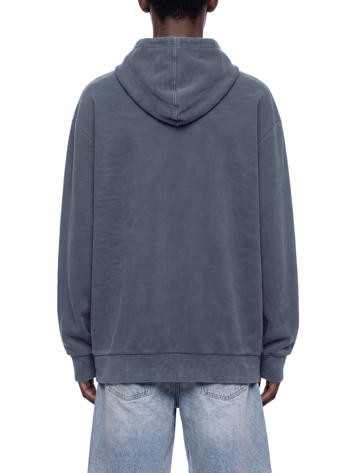 Unisex Mineral Wash Oversized Hoodie – model view 3