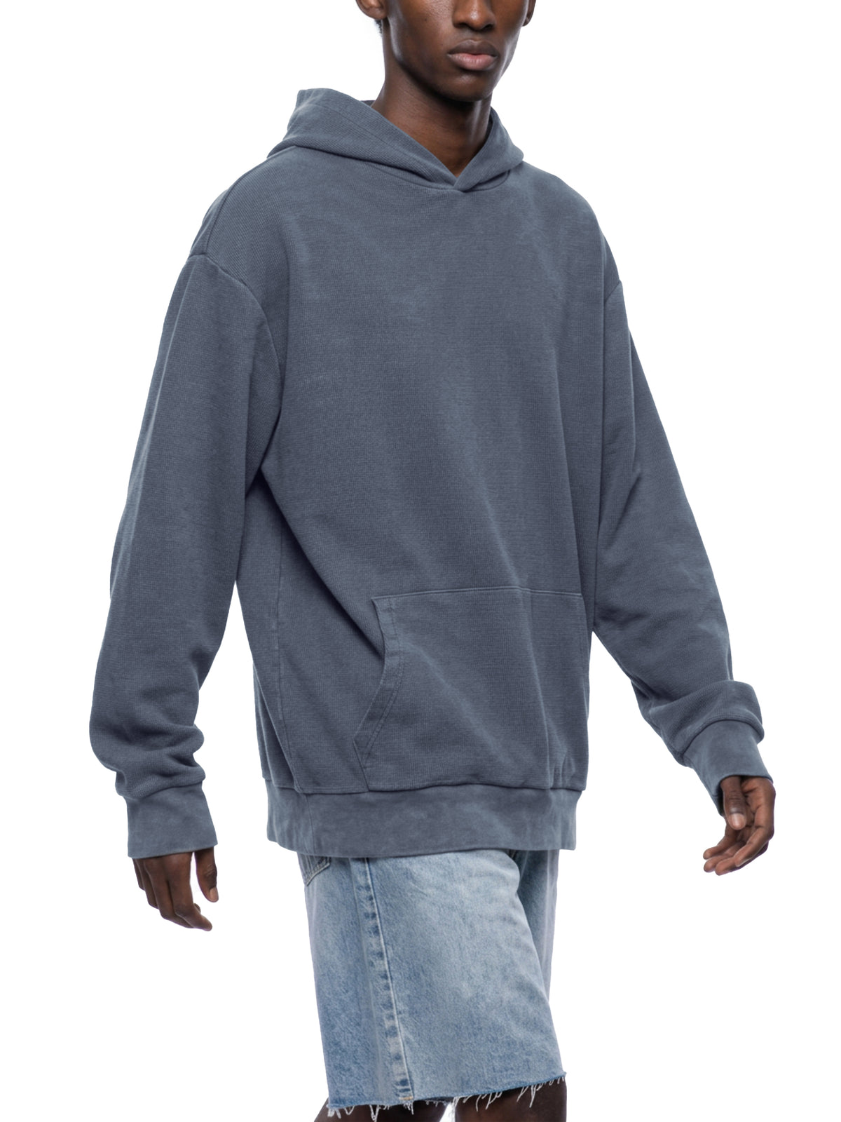 Unisex Mineral Wash Oversized Hoodie – model view 4