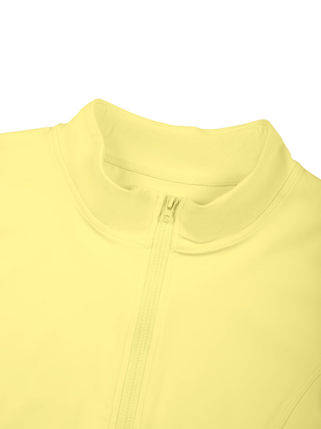 Women’s Crop Yoga Sports Jacket - collar detail