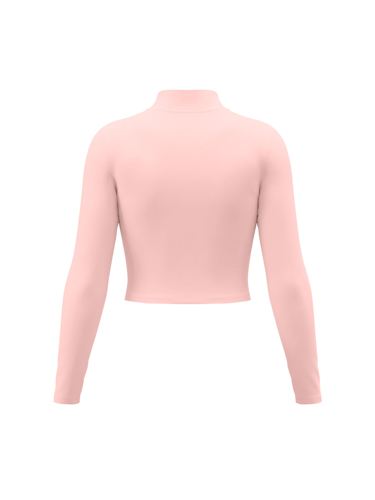 Women’s Crop Yoga Sports Jacket - Pink back