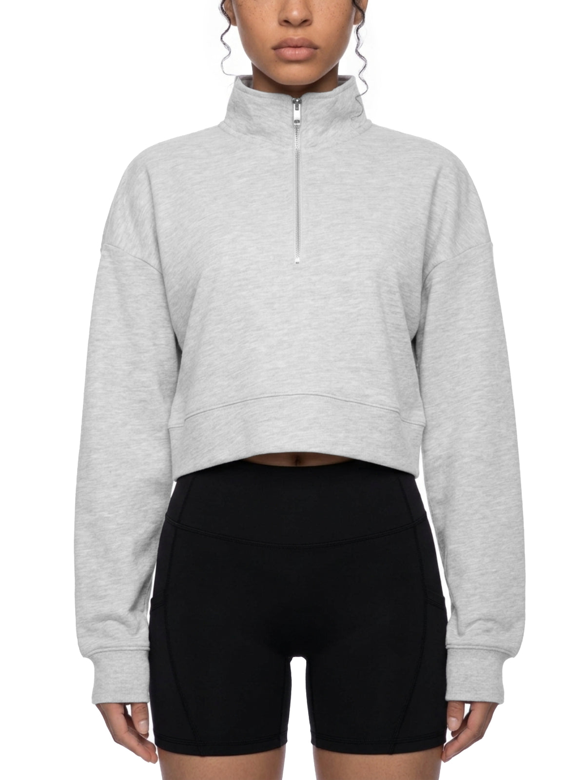 Women’s Cropped Quarter-Zip Sweatshirt