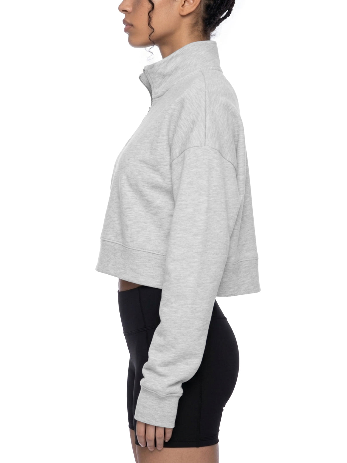 Women’s Cropped Quarter-Zip Sweatshirt