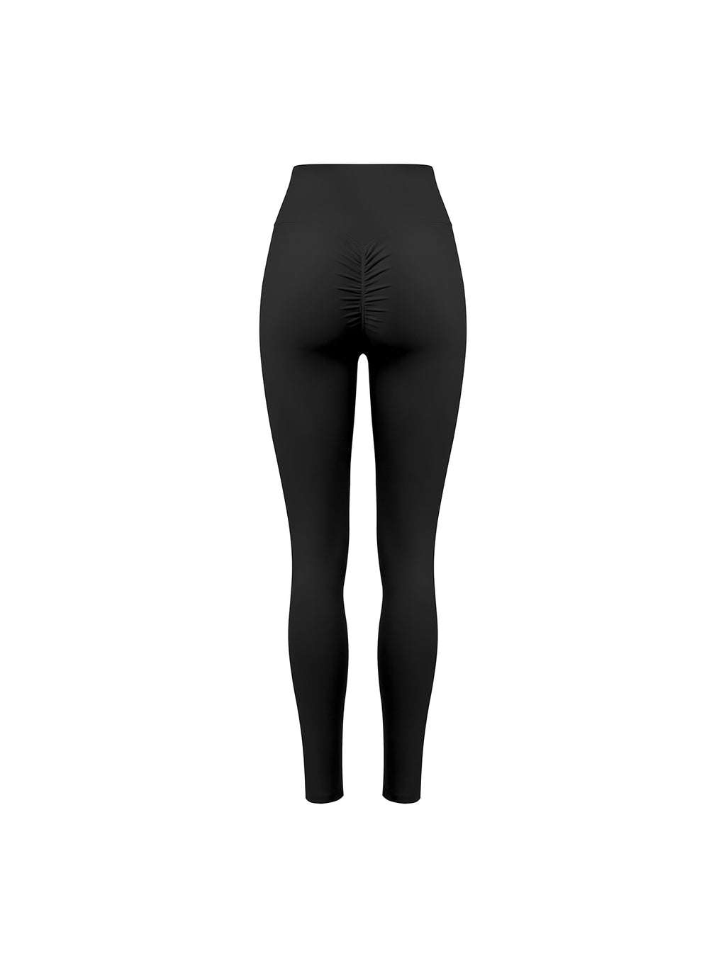 Women’s High Waisted Yoga Leggings - Black back