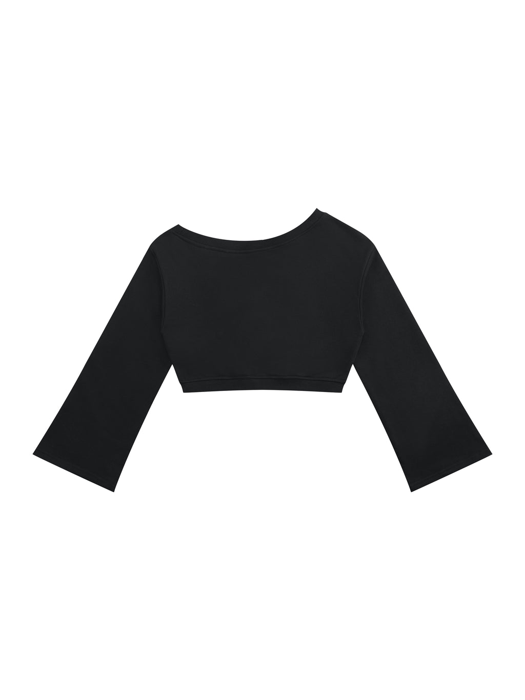 Women’s Off-Shoulder Sweatshirt - Black back