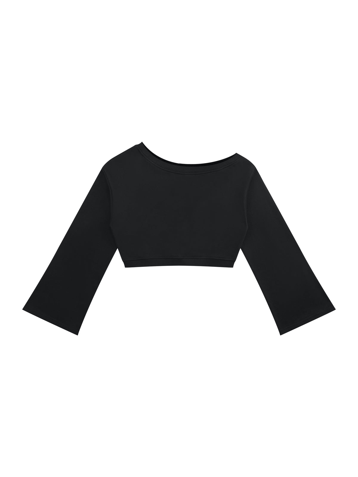 Women’s Off-Shoulder Sweatshirt - Black front