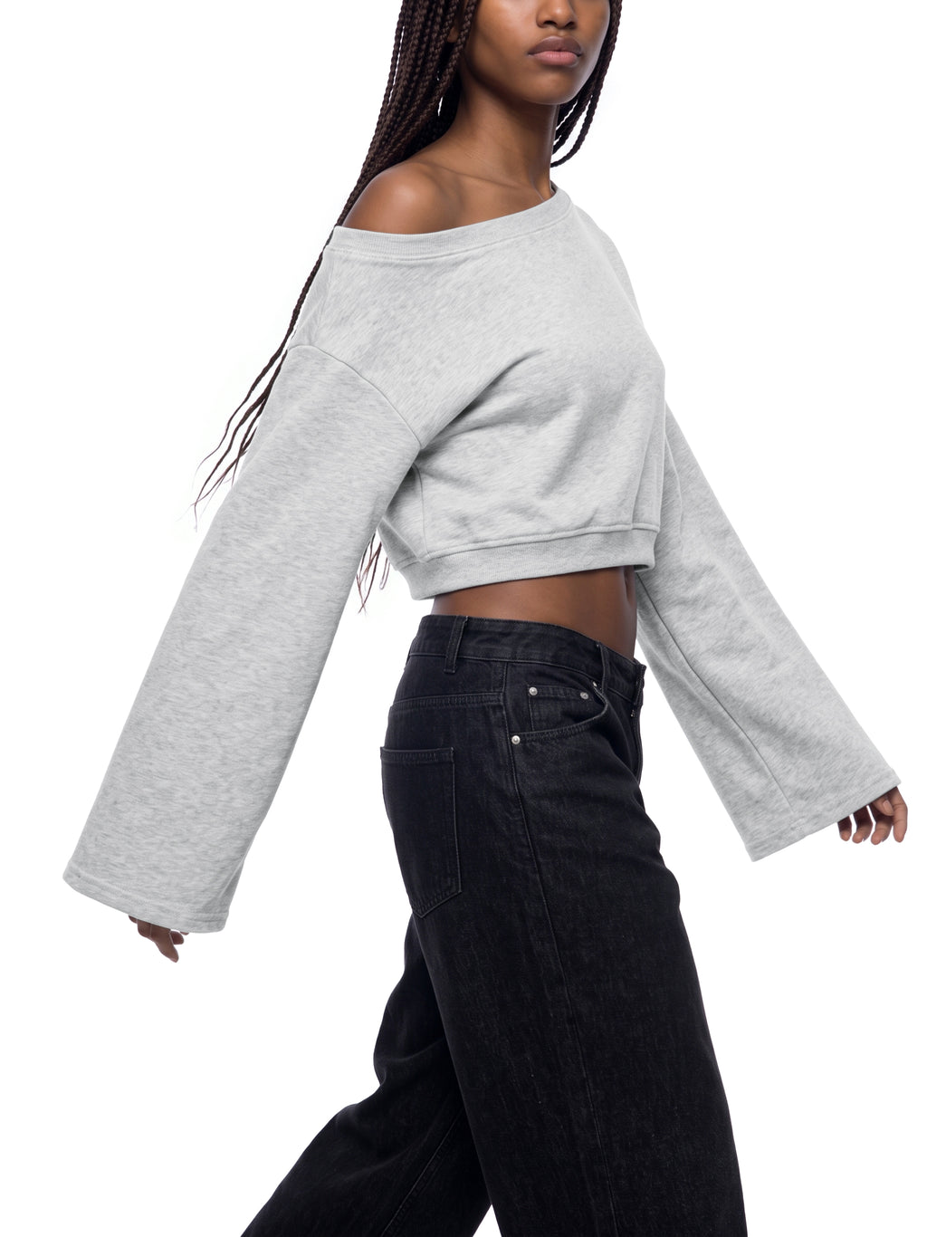 Women’s Off-Shoulder Sweatshirt